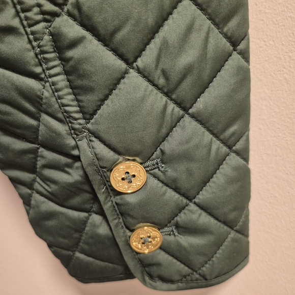 C. Wonder Green Pea Coat with Quilted Design - Picture 7 of 14